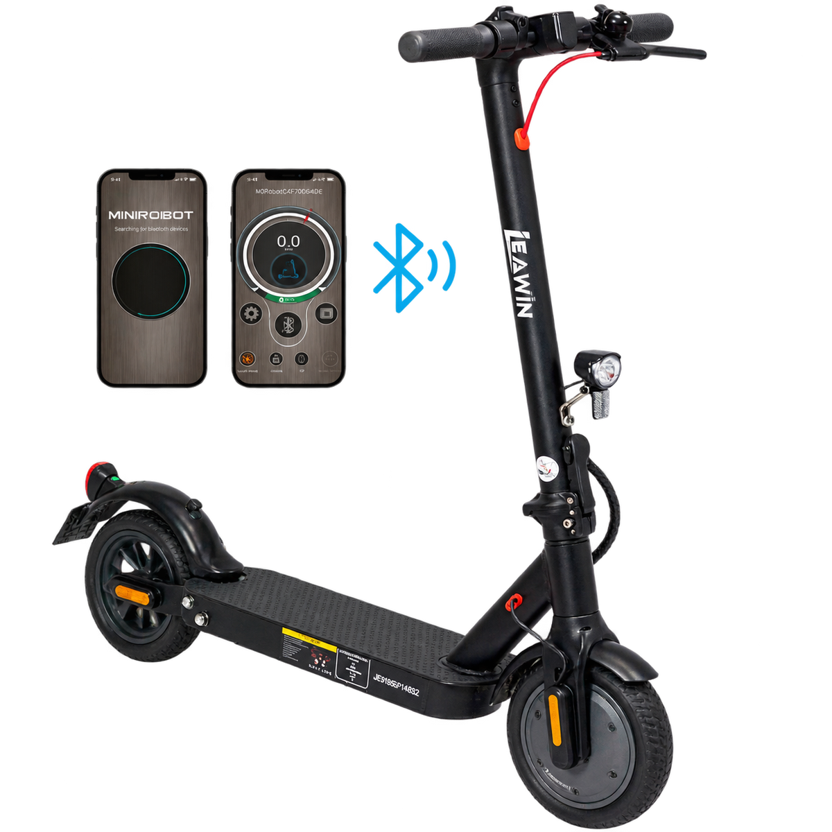 YL E9 Elektro Scooter – 350W E-Scooter mit App-Steuerung, Hinterradfederung & faltbarem Design