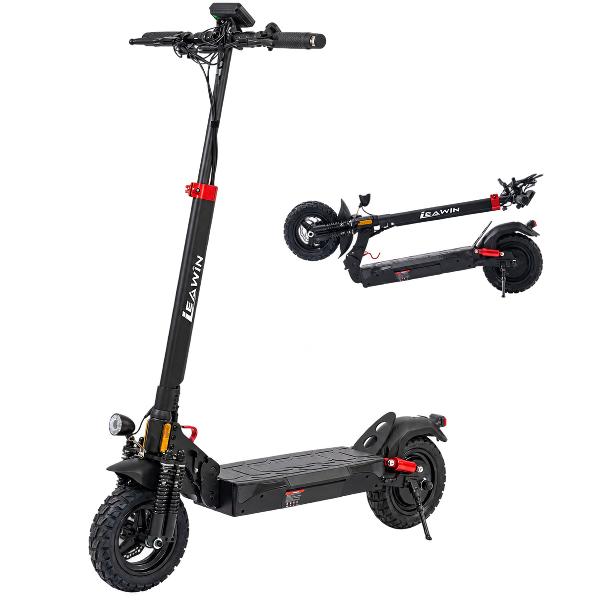 YL T4 Elektro Scooter – 500W Offroad E-Scooter mit 48V Akku, 10 Zoll Reifen & Vollfederung